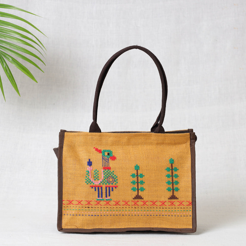 Ladies Handmade Jute Bag at Rs 120/bag | Handcrafted Jute Bag in New Delhi  | ID: 11435329812